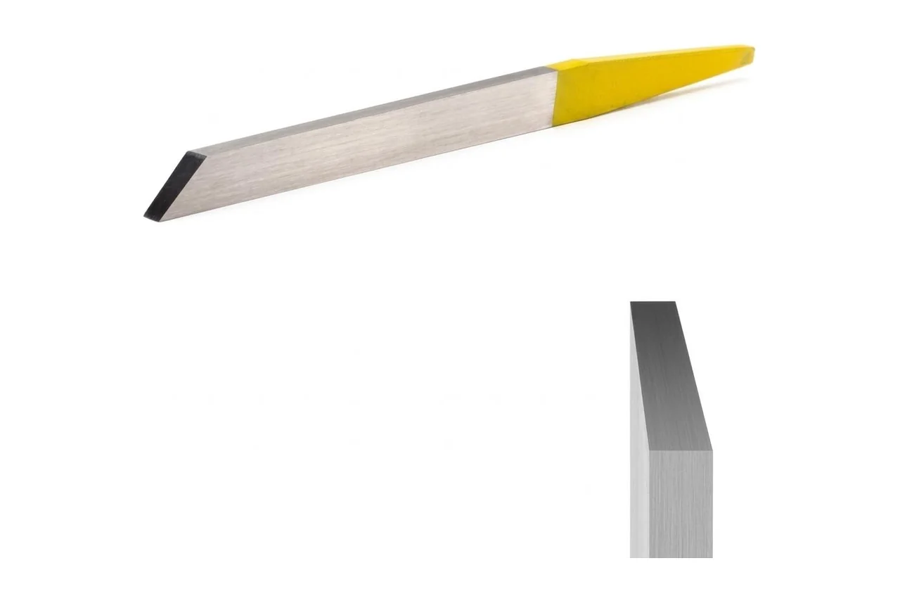 Flat high-speed-steel graver